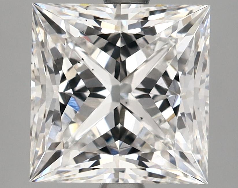 3.67 Carat Princess Shaped Ideal Cut VS2 IGI Certified Lab Grown Diamond