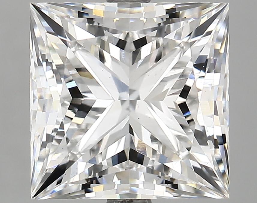 5.56 Carat Princess Shaped Ideal Cut VS1 IGI Certified Lab Grown Diamond