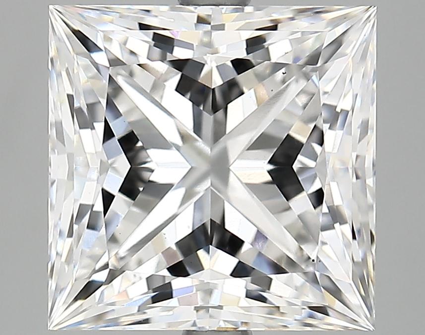 5.19 Carat Princess Shaped Ideal Cut VS2 IGI Certified Lab Grown Diamond