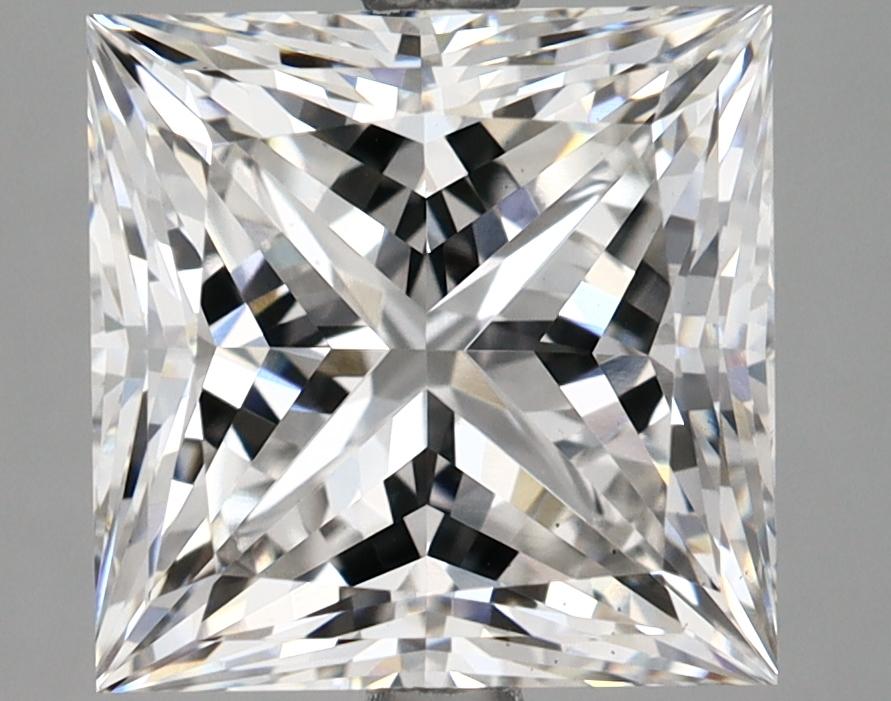 5.06 Carat Princess Shaped Ideal Cut VS2 IGI Certified Lab Grown Diamond