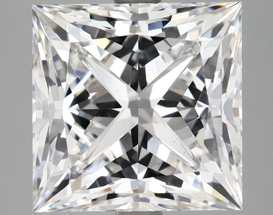 5.08 Carat Princess Shaped Ideal Cut VS2 IGI Certified Lab Grown Diamond