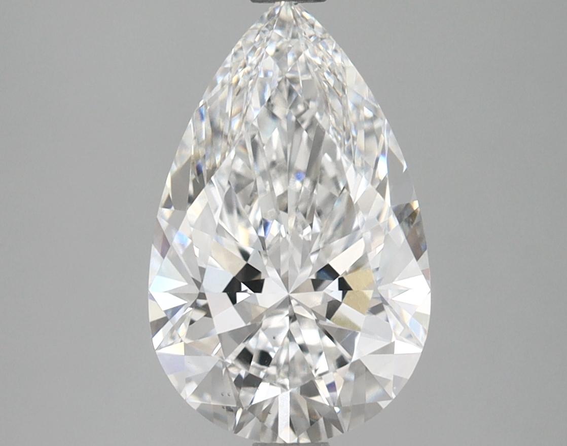 2.46 Carat Pear Shaped Ideal Cut VS2 IGI Certified Lab Grown Diamond