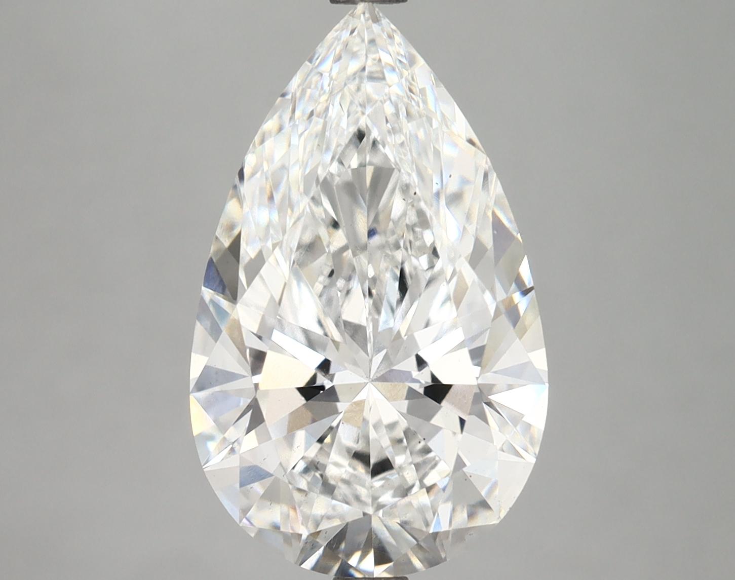 5.06 Carat Pear Shaped Ideal Cut VS2 IGI Certified Lab Grown Diamond