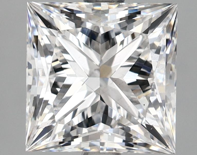 3.13 Carat Princess Shaped Ideal Cut VS2 IGI Certified Lab Grown Diamond