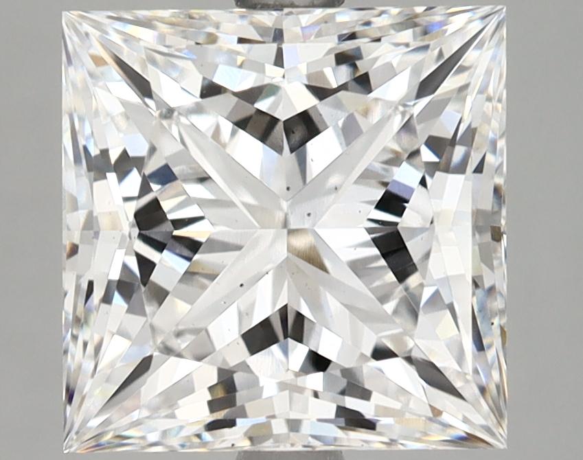 4.11 Carat Princess Shaped Ideal Cut VS2 IGI Certified Lab Grown Diamond