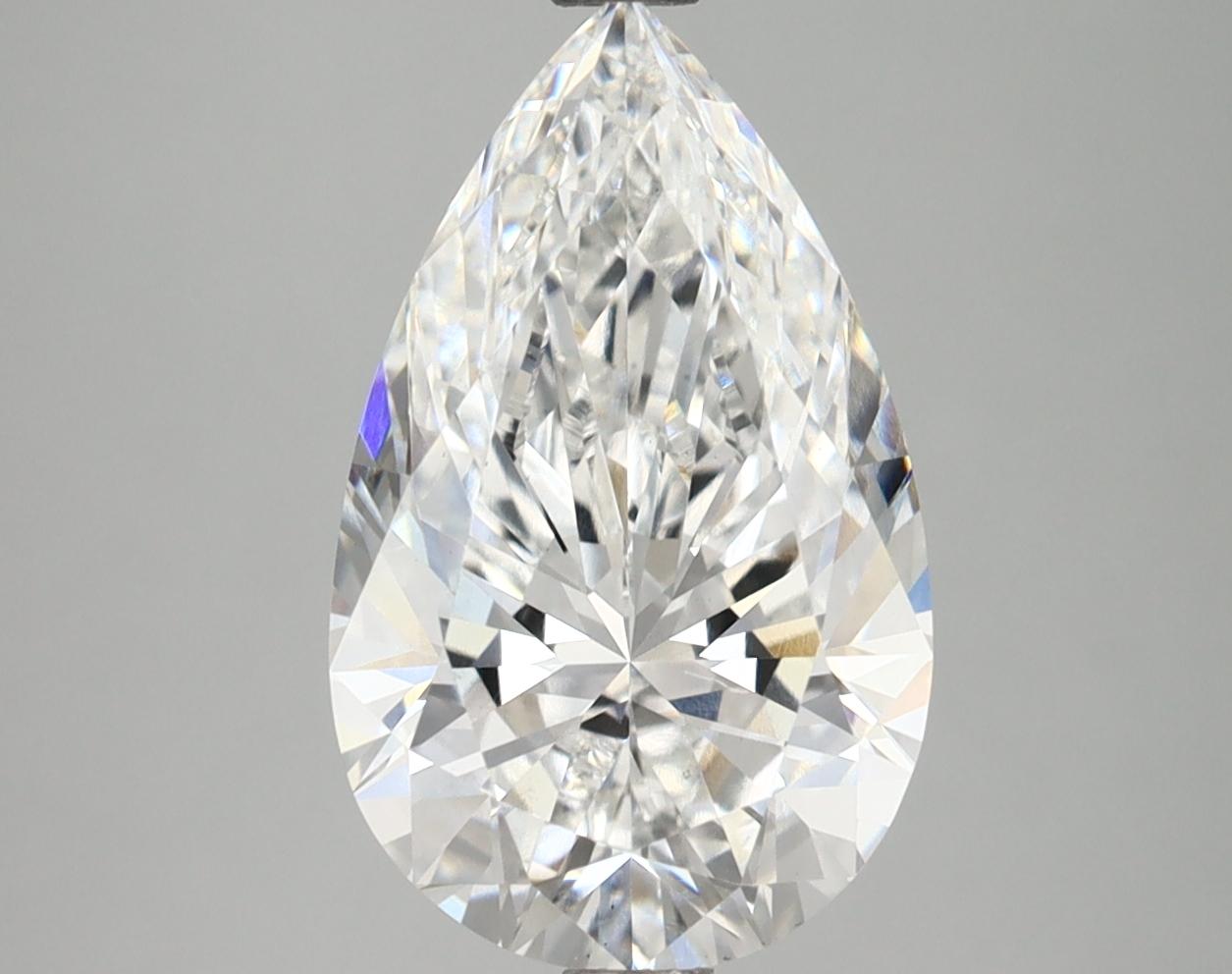 3.52 Carat Pear Shaped Ideal Cut VS1 IGI Certified Lab Grown Diamond