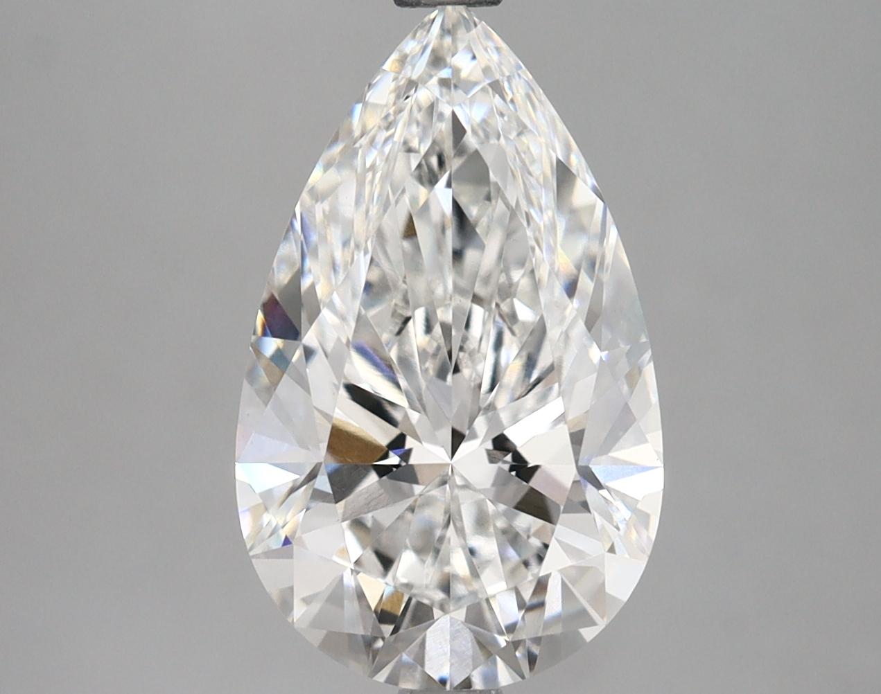 3.69 Carat Pear Shaped Ideal Cut VS1 IGI Certified Lab Grown Diamond