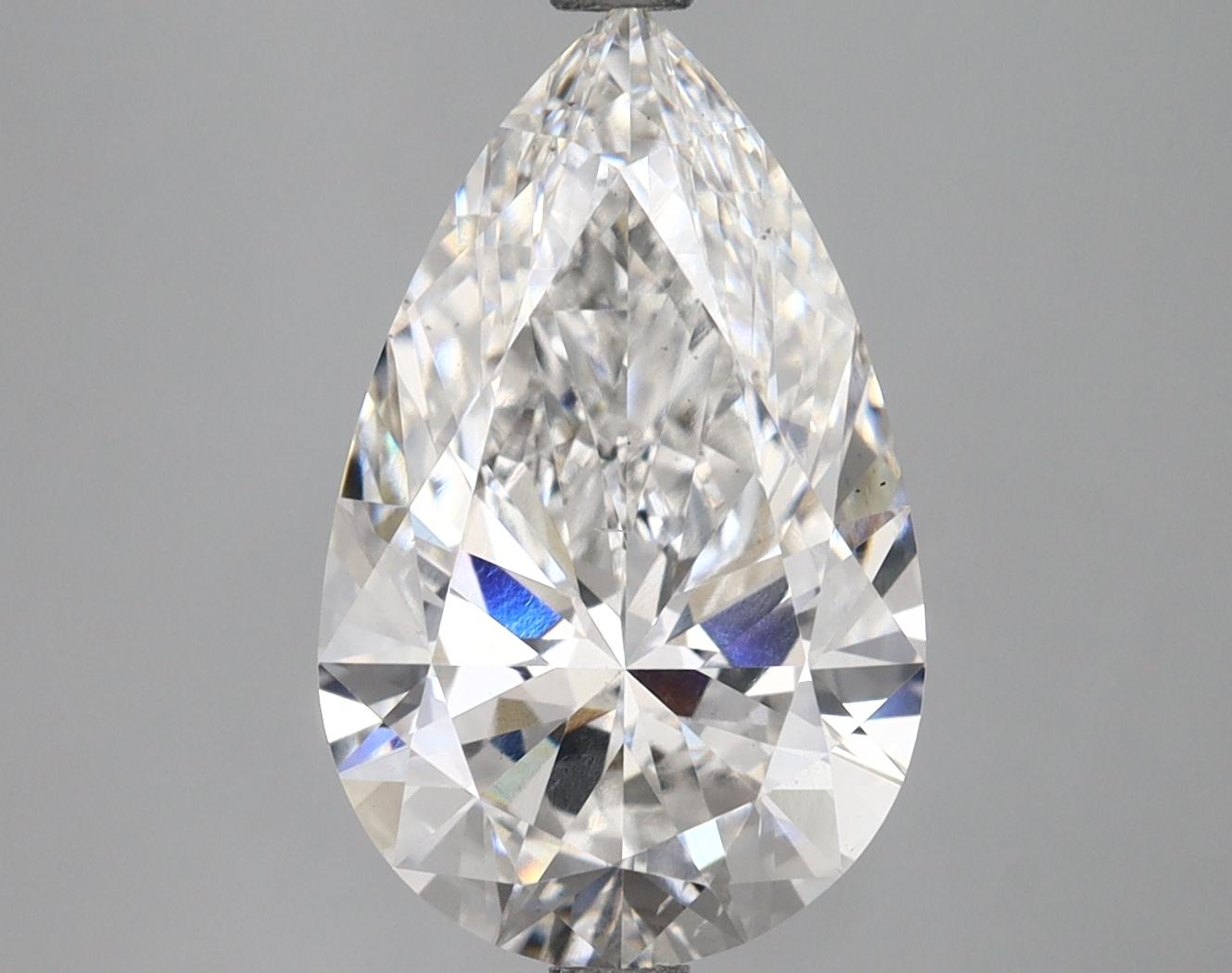 4.0 Carat Pear Shaped Ideal Cut VS2 IGI Certified Lab Grown Diamond