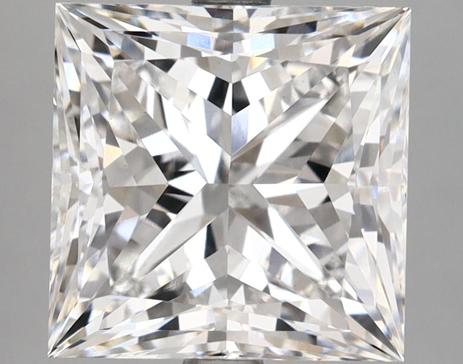 5.37 Carat Princess Shaped Ideal Cut VS1 IGI Certified Lab Grown Diamond