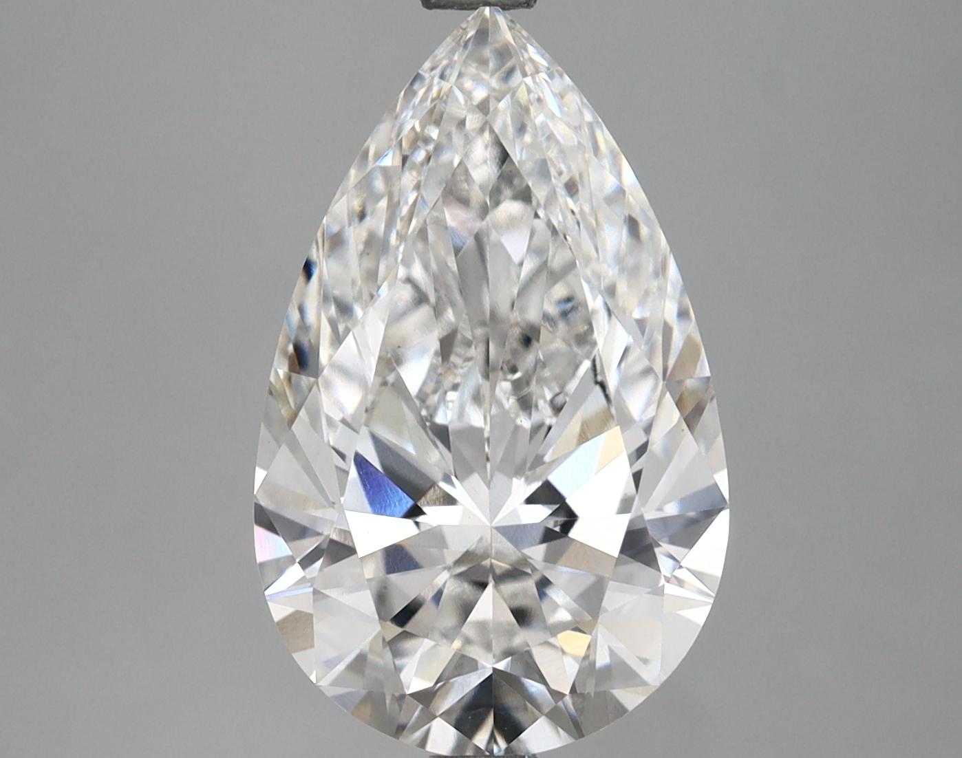 3.89 Carat Pear Shaped Ideal Cut VS1 IGI Certified Lab Grown Diamond