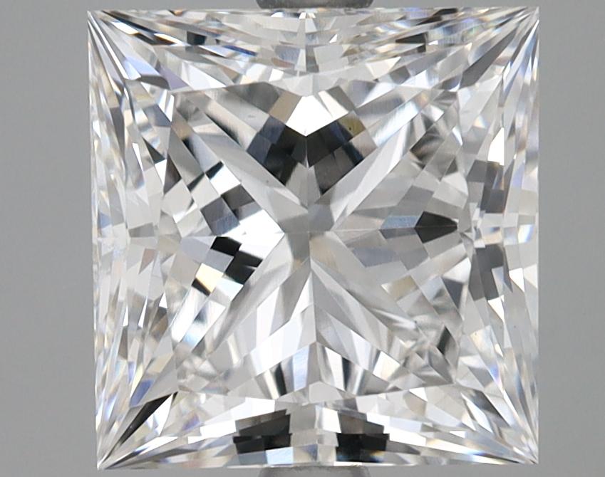 3.91 Carat Princess Shaped Ideal Cut VS1 IGI Certified Lab Grown Diamond