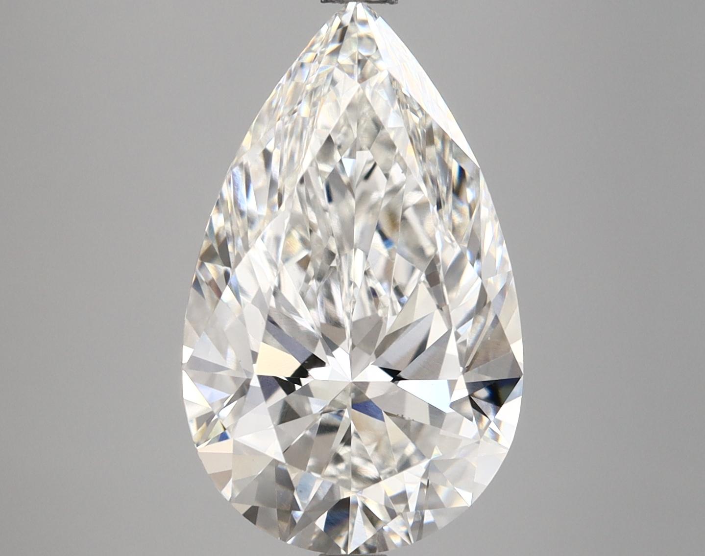 5.07 Carat Pear Shaped Ideal Cut VS1 IGI Certified Lab Grown Diamond