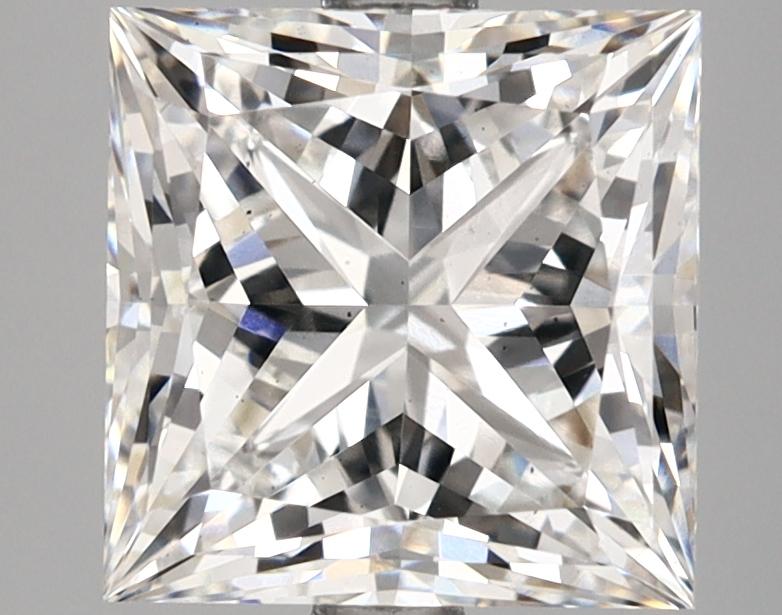 3.41 Carat Princess Shaped Ideal Cut VS2 IGI Certified Lab Grown Diamond