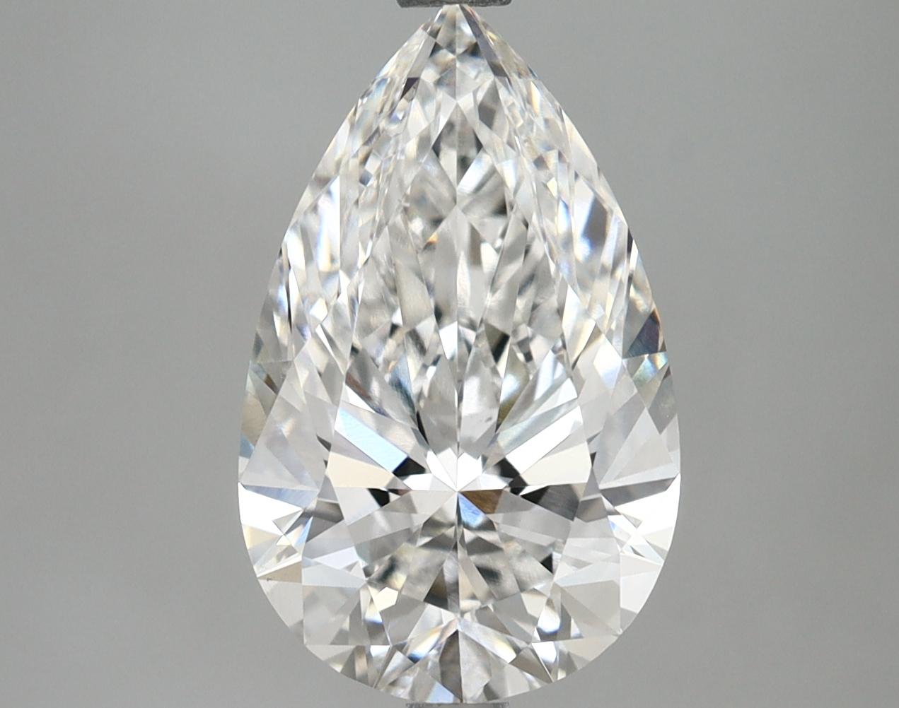 3.69 Carat Pear Shaped Ideal Cut VS1 IGI Certified Lab Grown Diamond
