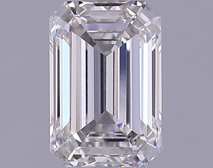1.12 Carat Emerald Shaped Excellent Cut VVS2 IGI Certified Lab Grown Diamond