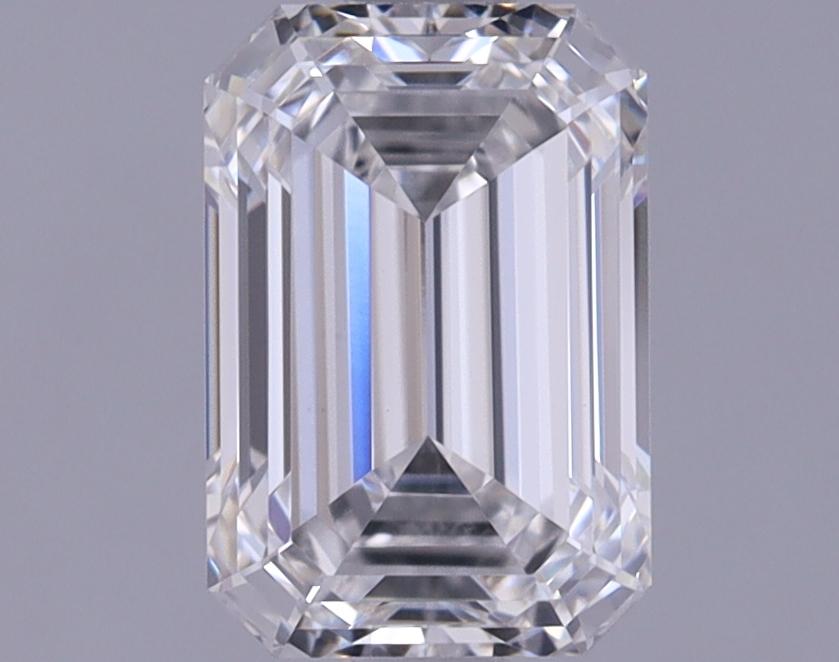 1.22 Carat Emerald Shaped Ideal Cut VVS2 IGI Certified Lab Grown Diamond
