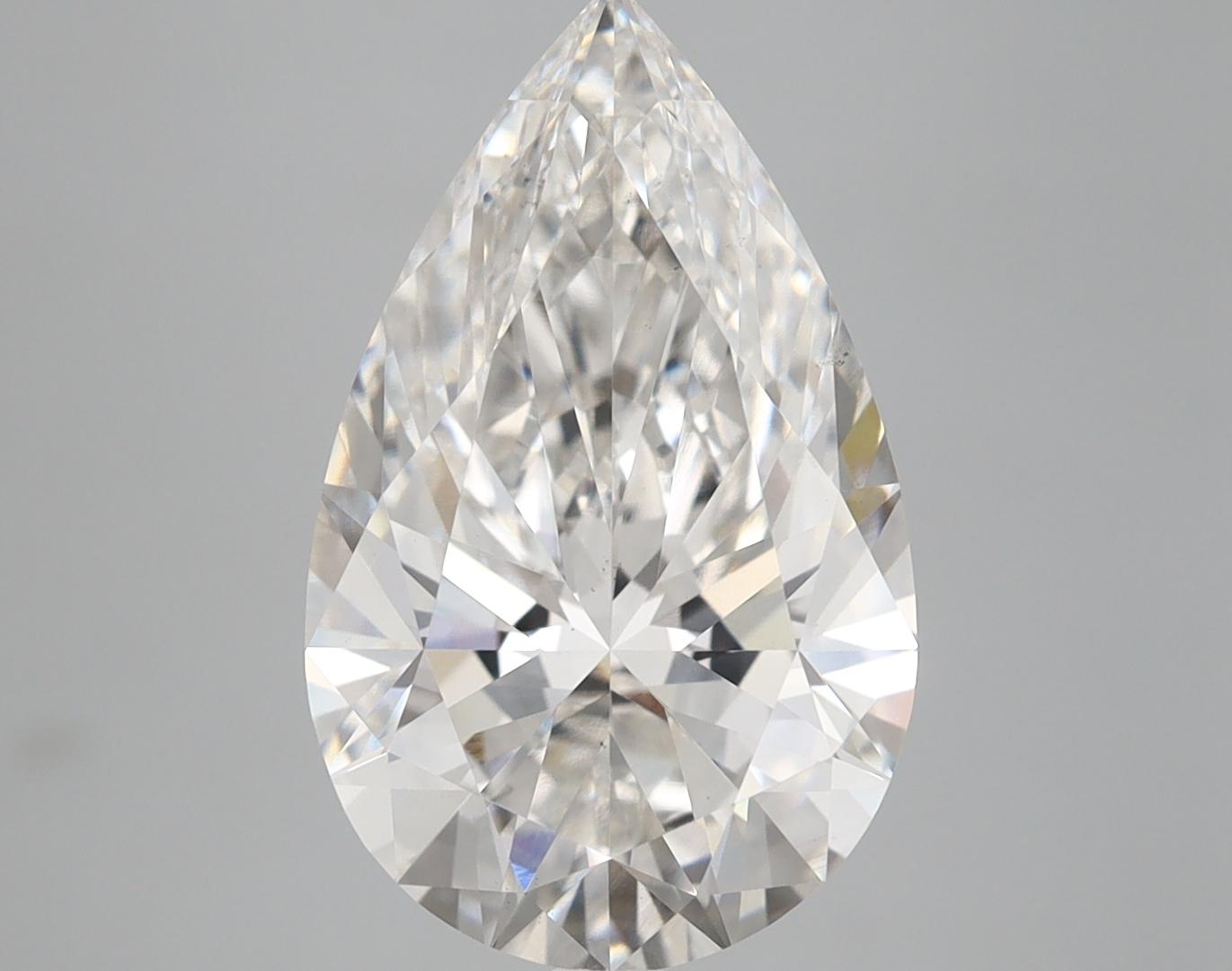 4.86 Carat Pear Shaped Ideal Cut VS1 IGI Certified Lab Grown Diamond