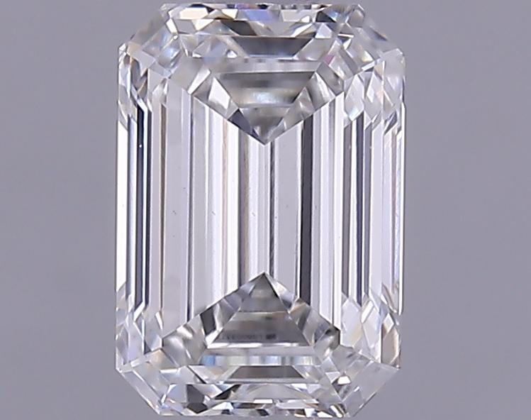 1.29 Carat Emerald Shaped Ideal Cut VVS2 IGI Certified Lab Grown Diamond