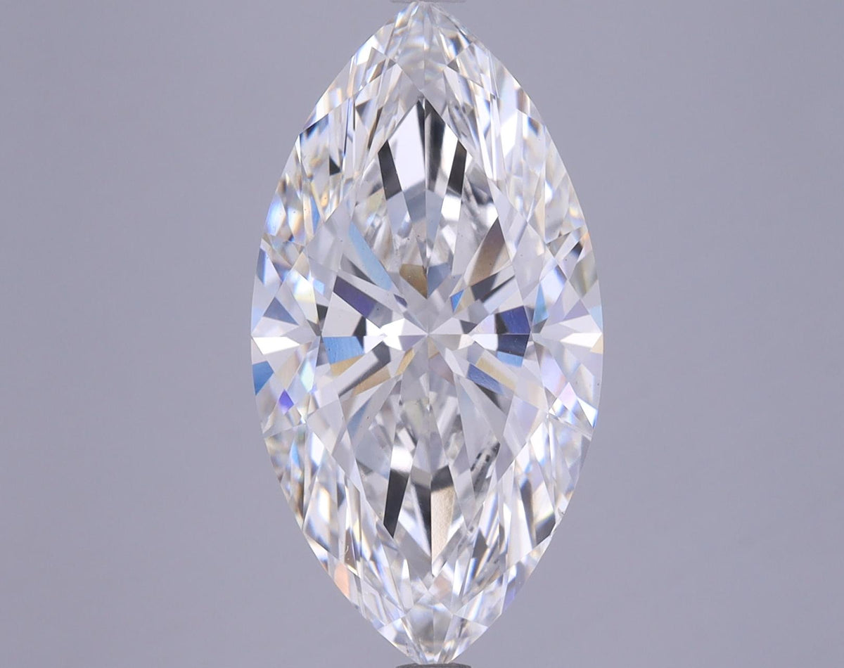 5.52 Carat Marquise Shaped Ideal Cut VS2 IGI Certified Lab Grown Diamond