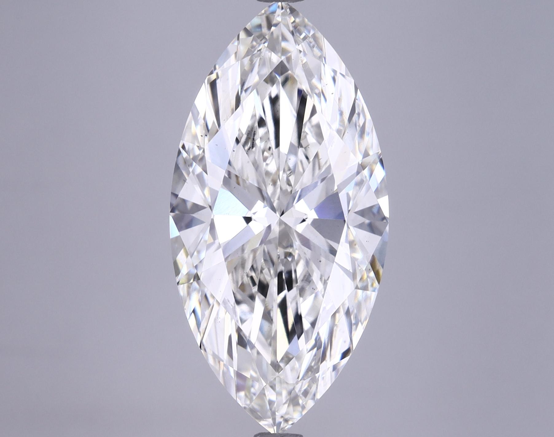 6.17 Carat Marquise Shaped Ideal Cut VS2 IGI Certified Lab Grown Diamond