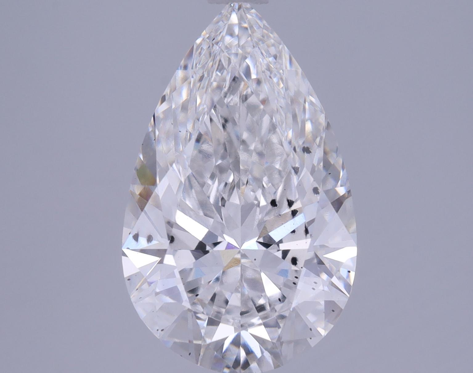 2.4 Carat Pear Shaped Ideal Cut SI1 IGI Certified Lab Grown Diamond