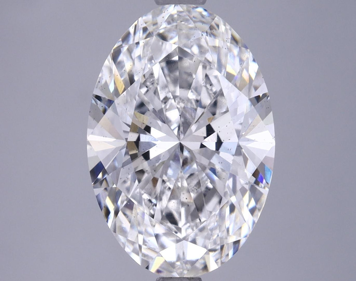 3.83 Carat Oval Shaped Ideal Cut SI1 IGI Certified Lab Grown Diamond