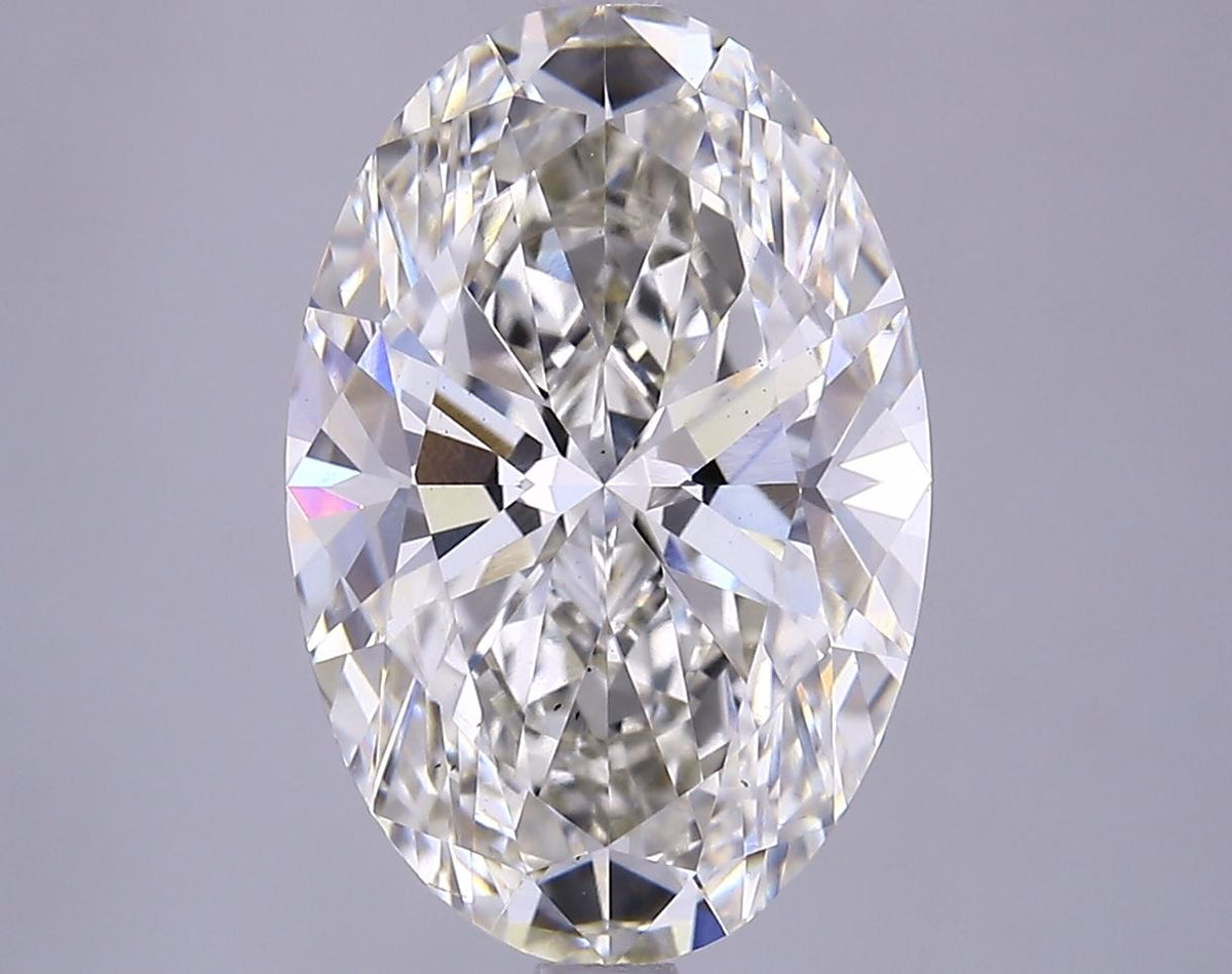 4.8 Carat Oval Shaped Excellent Cut VS2 IGI Certified Lab Grown Diamond