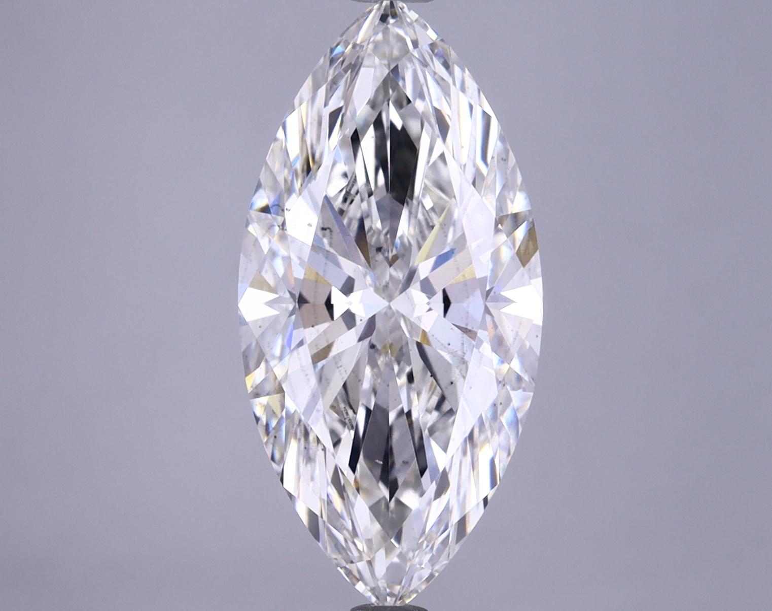 3.82 Carat Marquise Shaped Ideal Cut VS2 IGI Certified Lab Grown Diamond