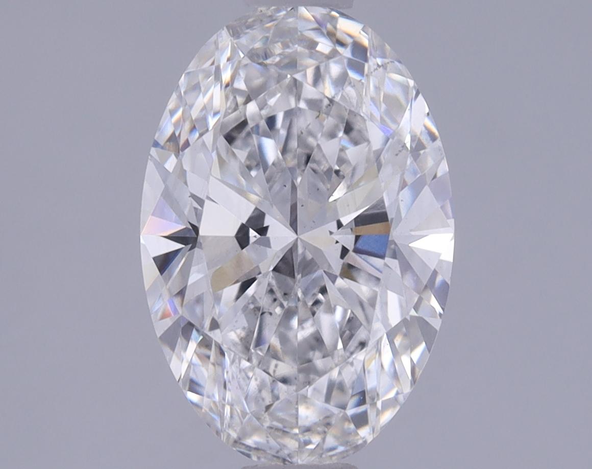 1.35 Carat Oval Shaped Excellent Cut SI1 IGI Certified Lab Grown Diamond