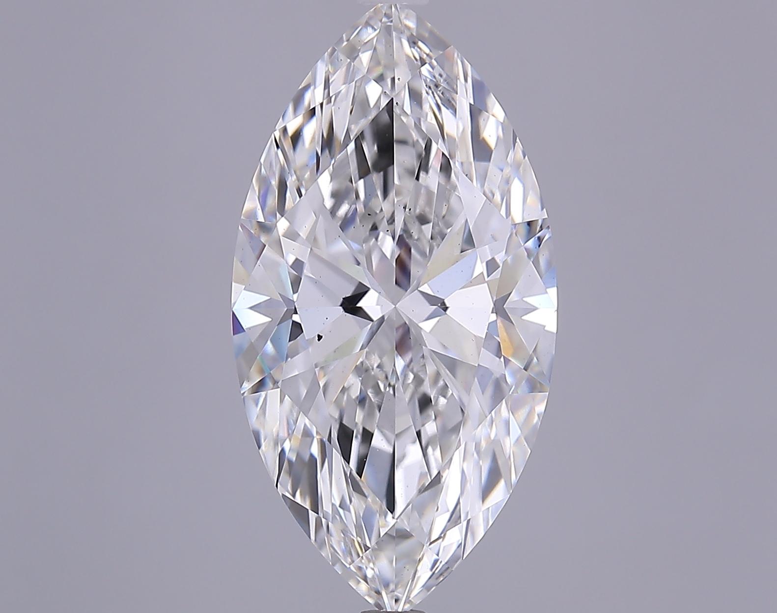 5.98 Carat Marquise Shaped Ideal Cut VS2 IGI Certified Lab Grown Diamond