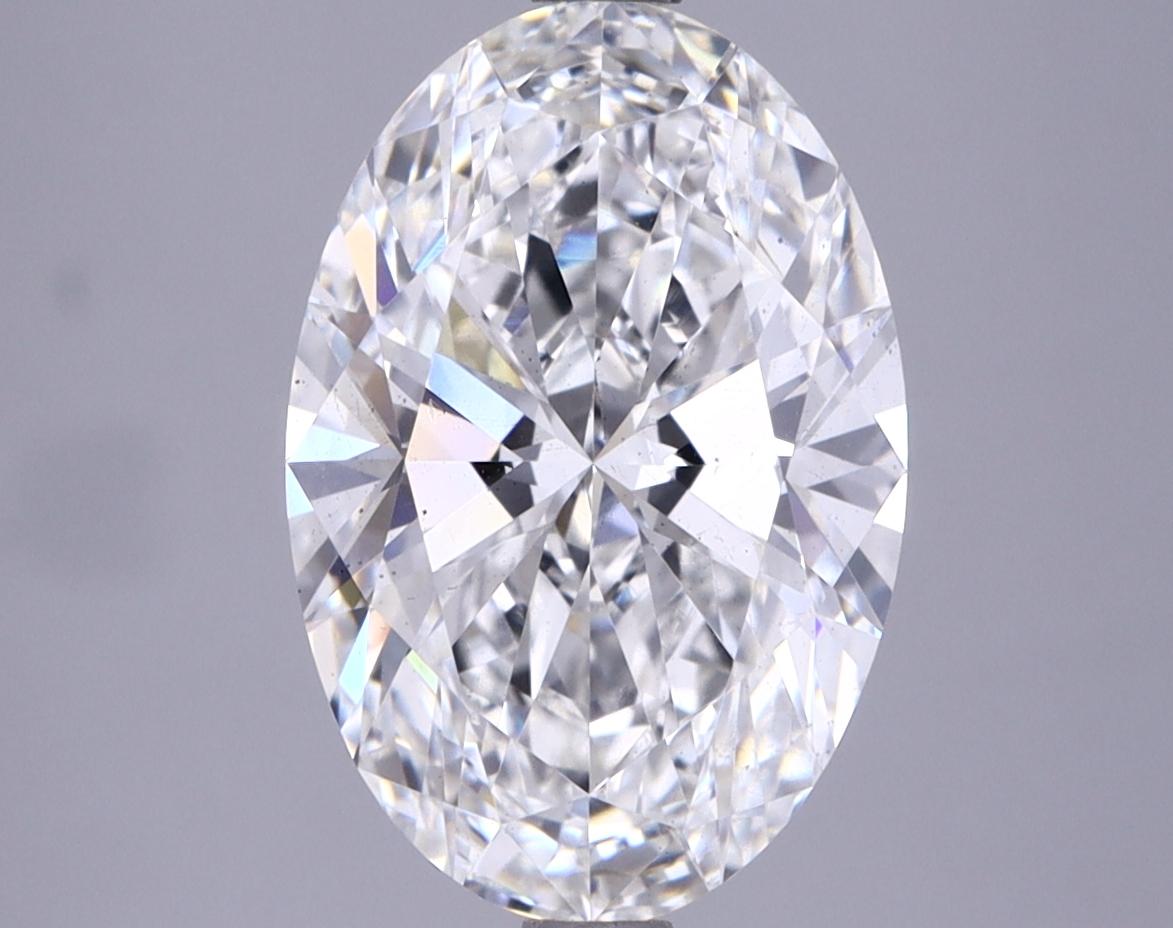 3.47 Carat Oval Shaped Excellent Cut SI1 IGI Certified Lab Grown Diamond