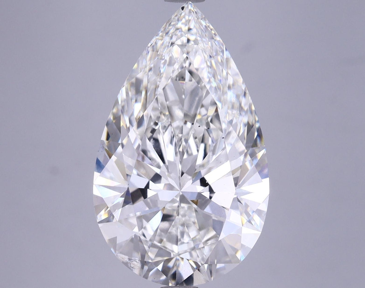 6.0 Carat Pear Shaped Ideal Cut SI1 IGI Certified Lab Grown Diamond