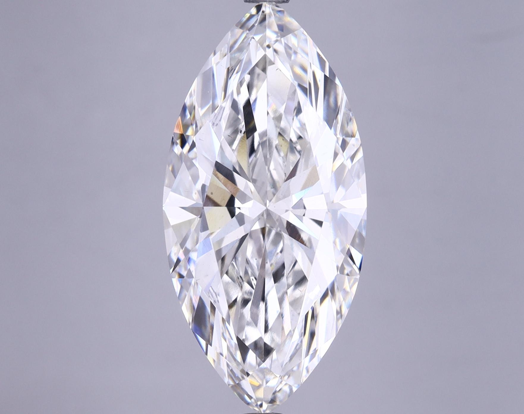 5.7 Carat Marquise Shaped Ideal Cut VS1 IGI Certified Lab Grown Diamond