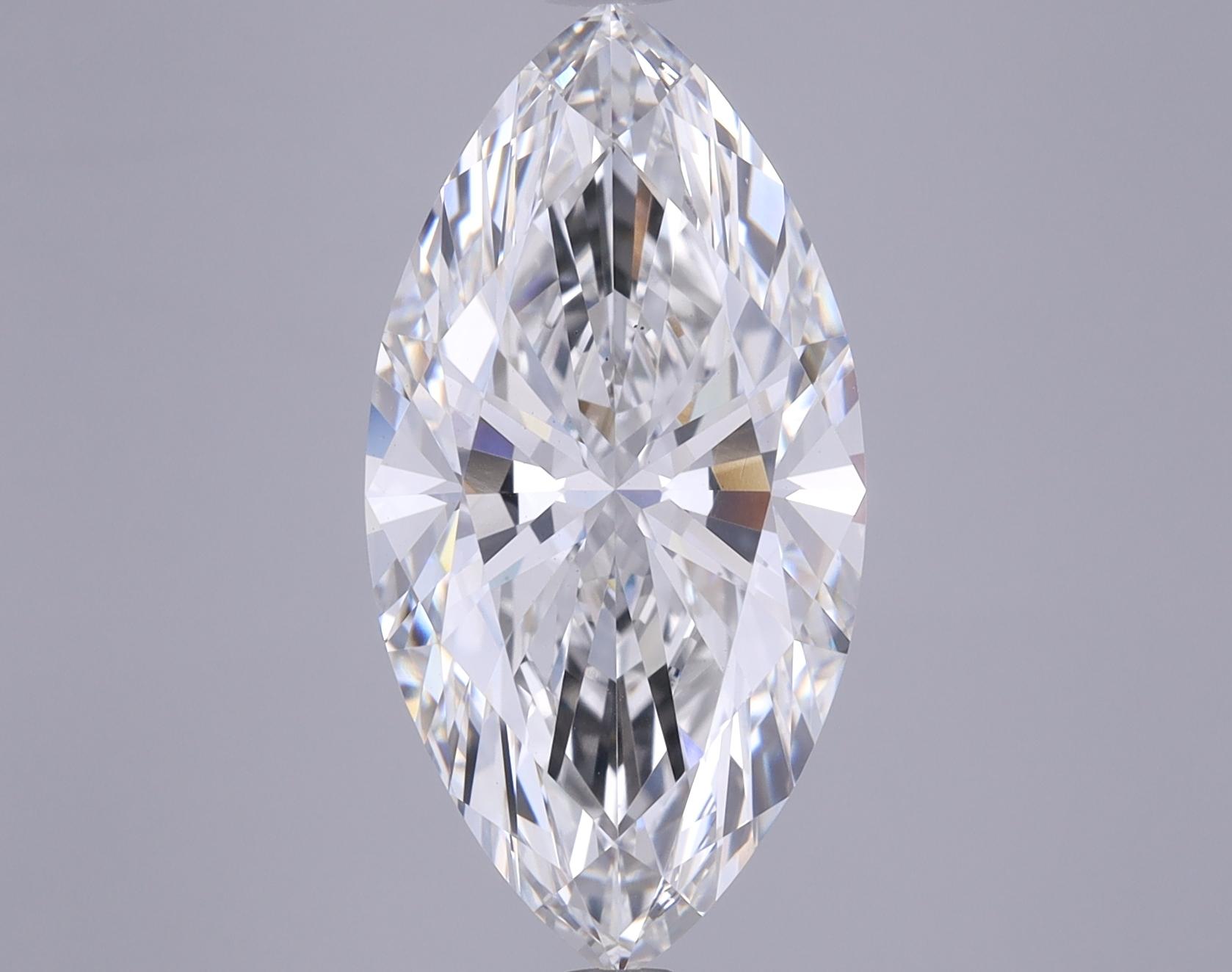 5.61 Carat Marquise Shaped Ideal Cut VS1 IGI Certified Lab Grown Diamond