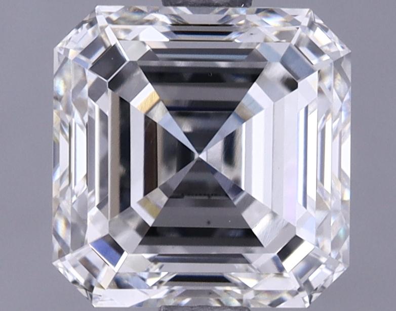 2.21 Carat Asscher Shaped Ideal Cut VS1 IGI Certified Lab Grown Diamond