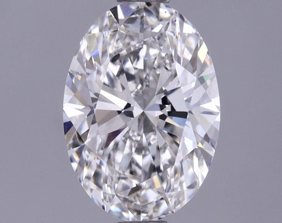 1.37 Carat Oval Shaped Ideal Cut VVS2 IGI Certified Lab Grown Diamond