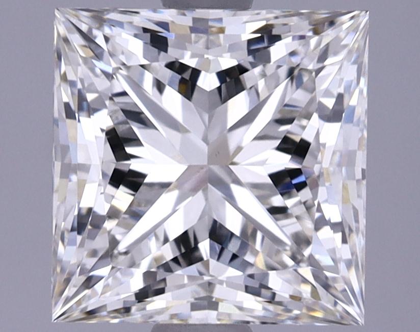 2.61 Carat Princess Shaped Ideal Cut VVS2 IGI Certified Lab Grown Diamond