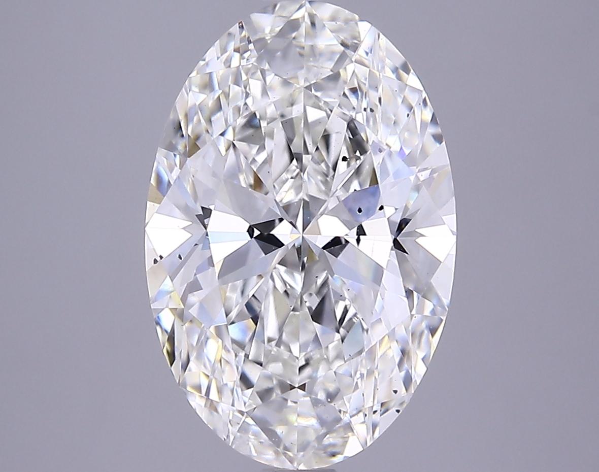 4.18 Carat Oval Shaped Excellent Cut SI1 IGI Certified Lab Grown Diamond