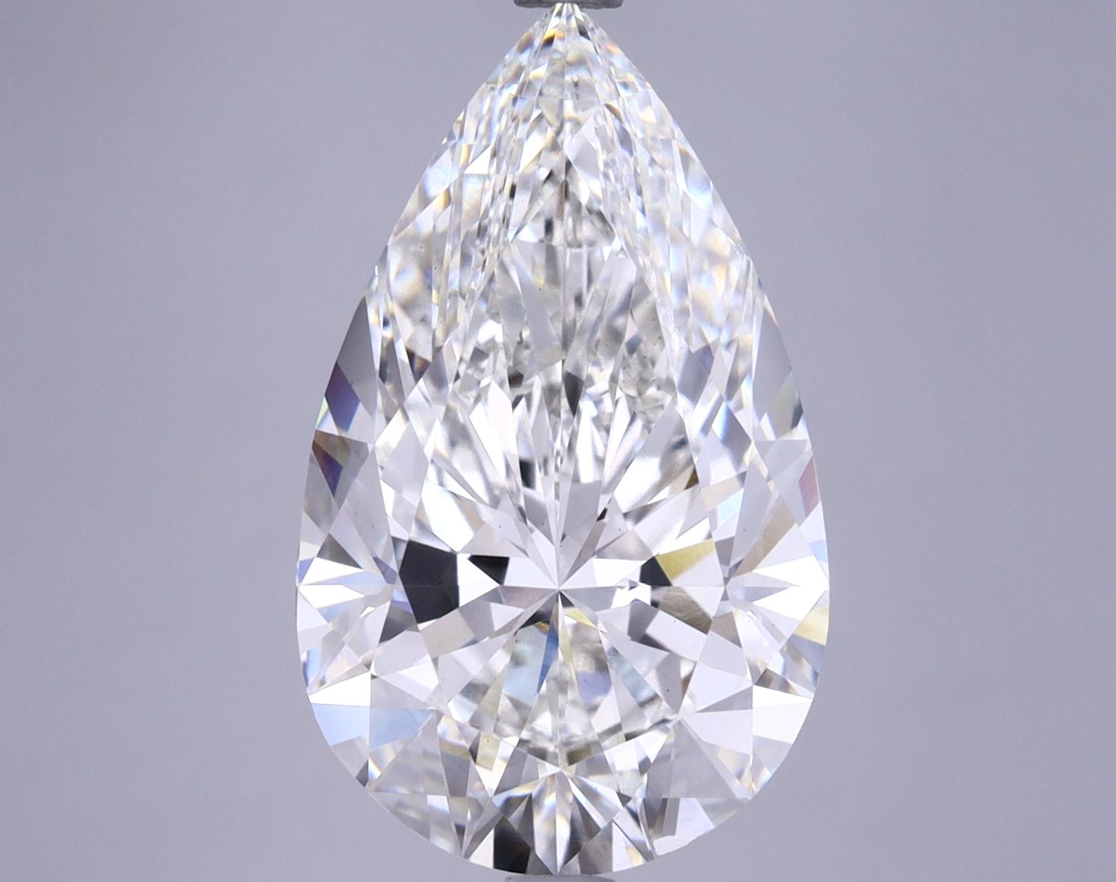 6.32 Carat Pear Shaped Ideal Cut VS1 IGI Certified Lab Grown Diamond