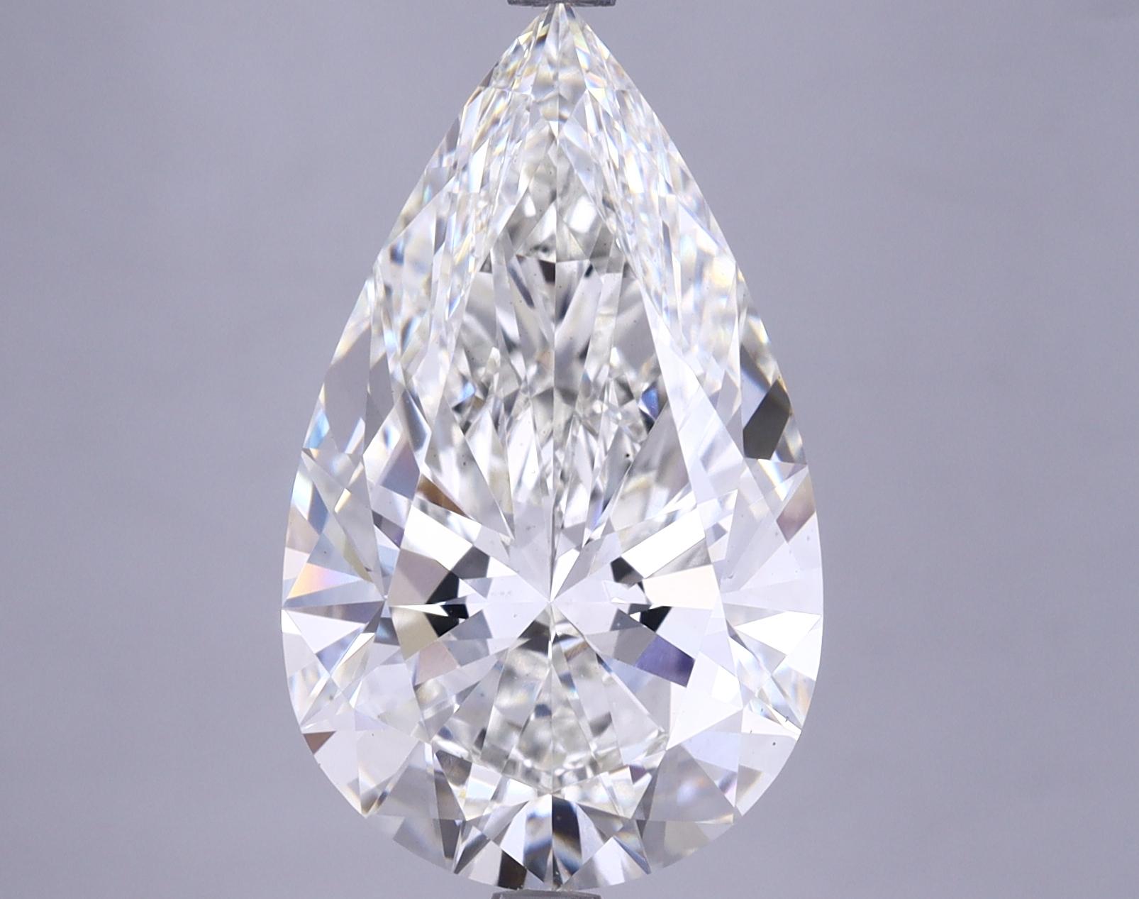 6.27 Carat Pear Shaped Ideal Cut VS1 IGI Certified Lab Grown Diamond