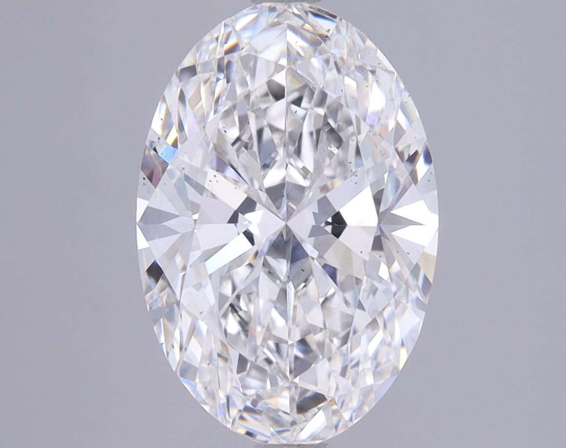 3.45 Carat Oval Shaped Ideal Cut SI1 IGI Certified Lab Grown Diamond