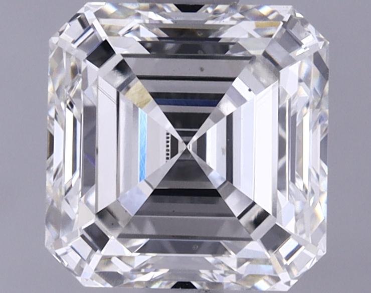 1.67 Carat Asscher Shaped Ideal Cut VS1 IGI Certified Lab Grown Diamond