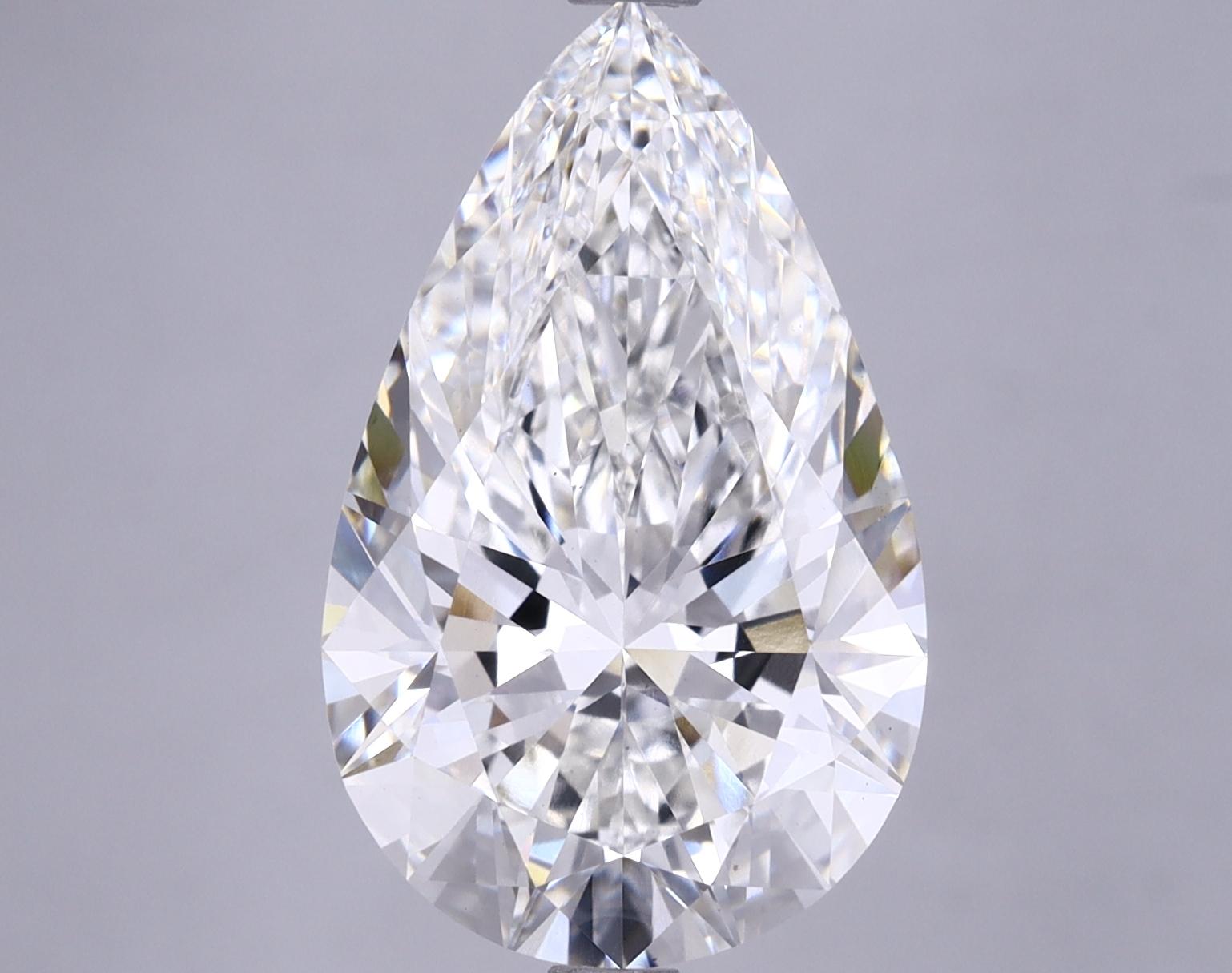 6.28 Carat Pear Shaped Ideal Cut VS1 IGI Certified Lab Grown Diamond