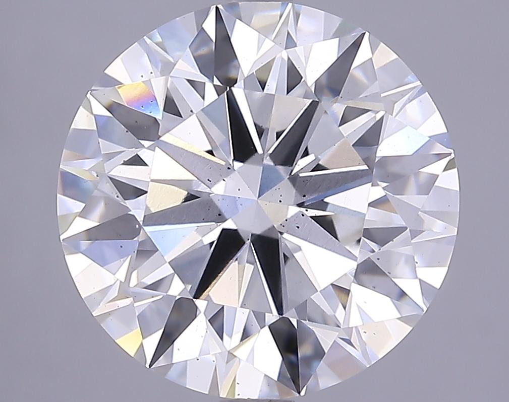 6.08 Carat Round Shaped Ideal Cut SI1 IGI Certified Lab Grown Diamond