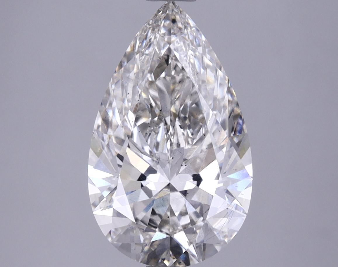 2.6 Carat Pear Shaped Ideal Cut SI1 IGI Certified Lab Grown Diamond