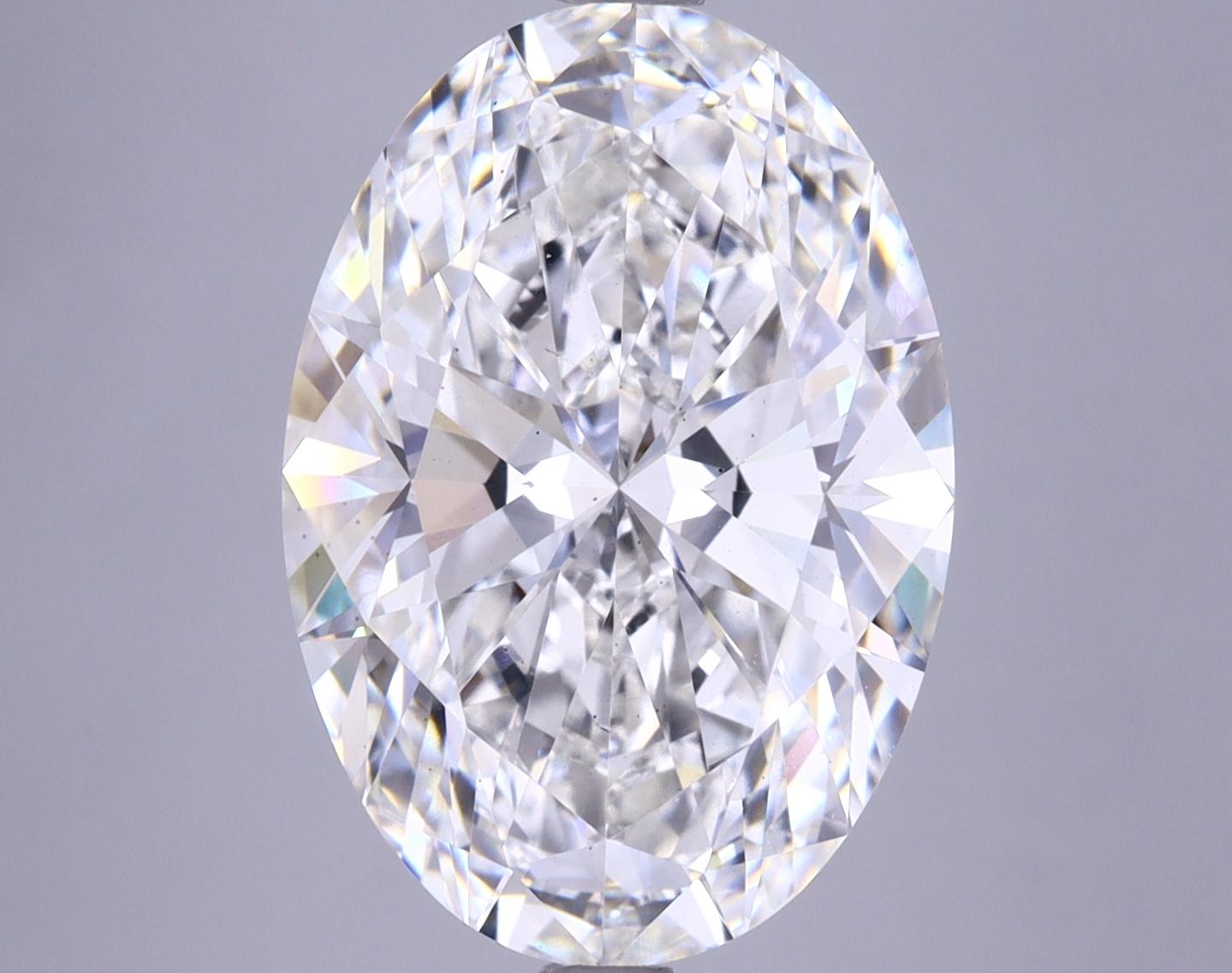 6.8 Carat Oval Shaped Ideal Cut VS2 IGI Certified Lab Grown Diamond