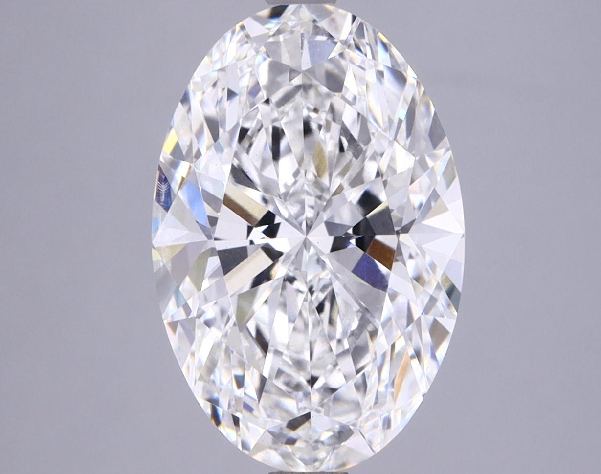 4.08 Carat Oval Shaped Excellent Cut SI1 IGI Certified Lab Grown Diamond