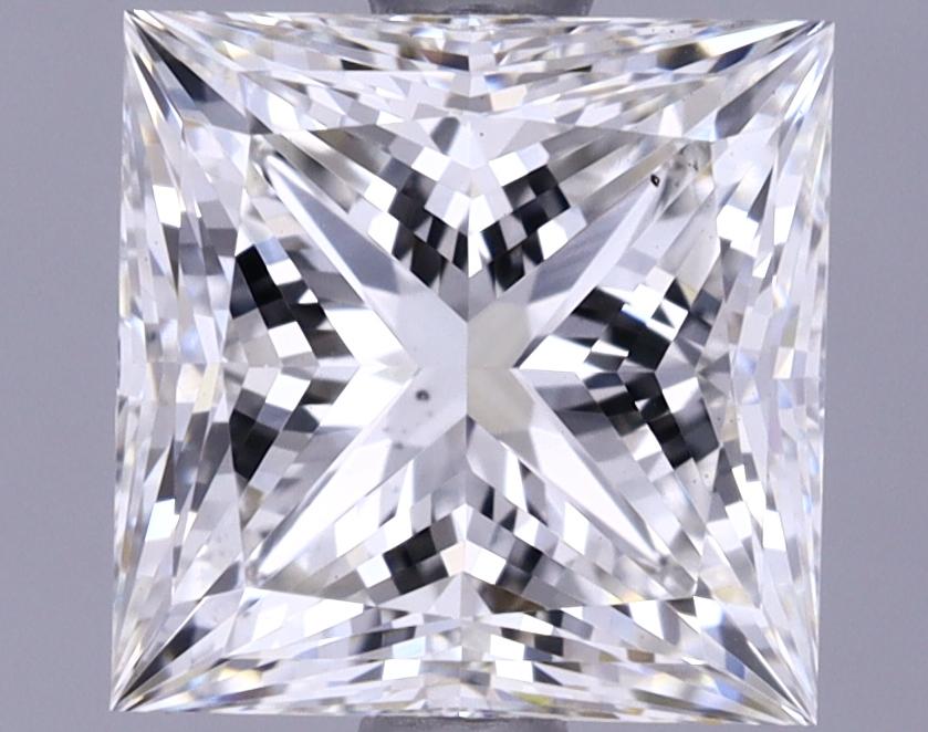 1.9 Carat Princess Shaped Ideal Cut VS2 IGI Certified Lab Grown Diamond
