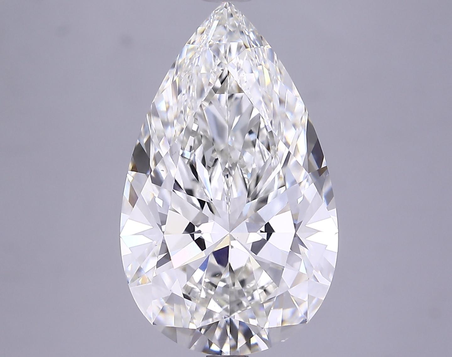 6.0 Carat Pear Shaped Ideal Cut VS1 IGI Certified Lab Grown Diamond