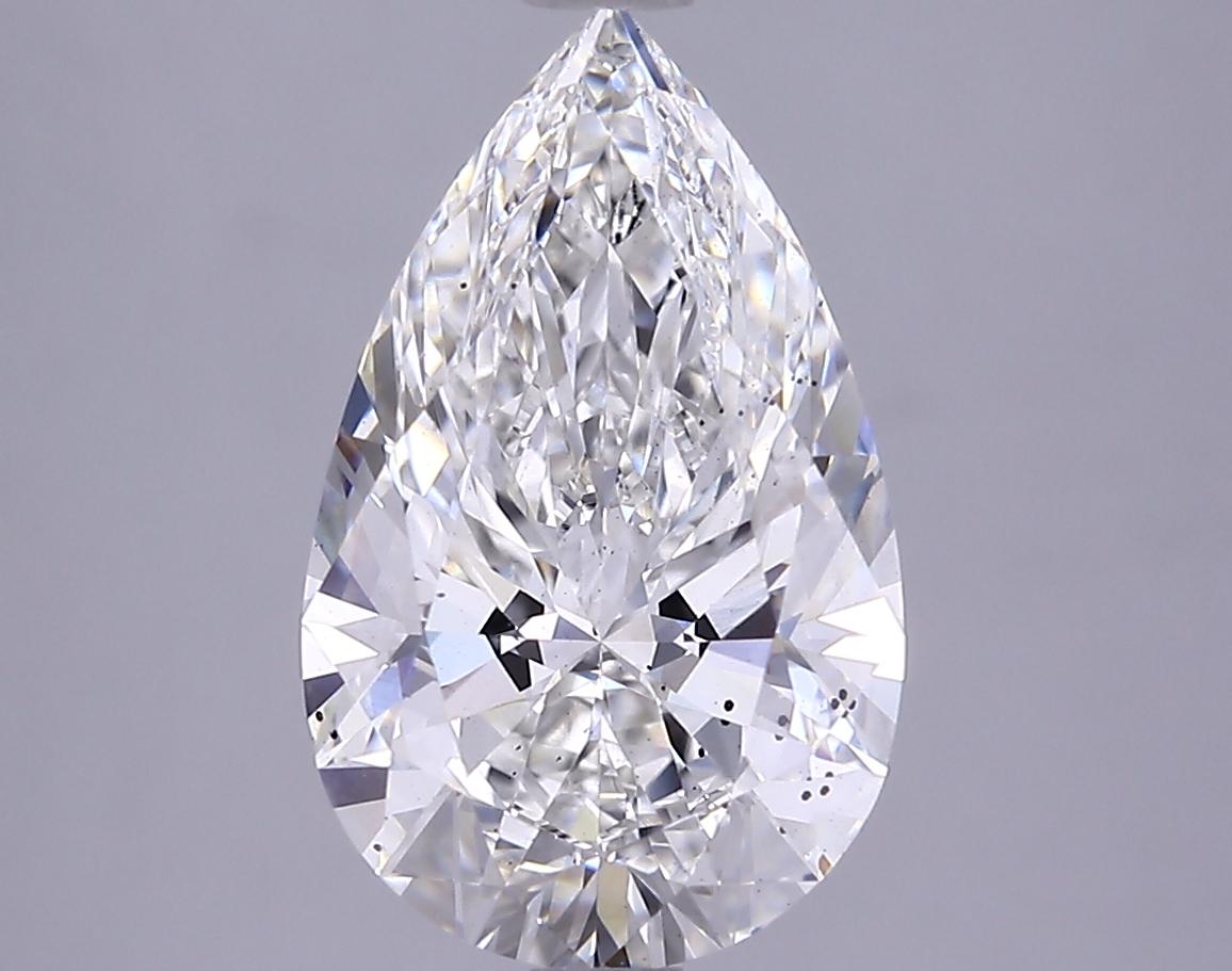 3.28 Carat Pear Shaped Ideal Cut SI1 IGI Certified Lab Grown Diamond